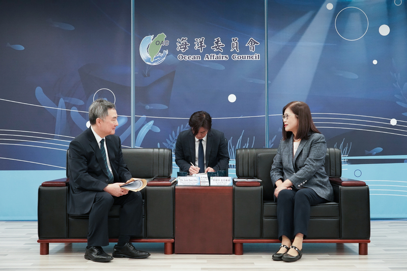 韓國駐台代表李殷鎬首度拜會海洋委員會  管碧玲：深化台韓海洋合作 共同推動海洋永續發展