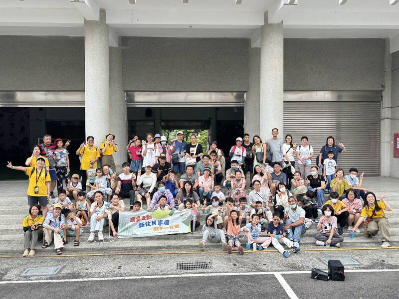 時逢颱風前放晴　芥菜種會陪伴新住民親子走入自然